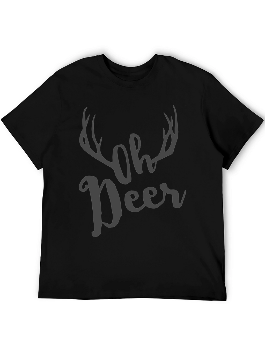 Oh Deer Graphic Print Mens T-Shirt