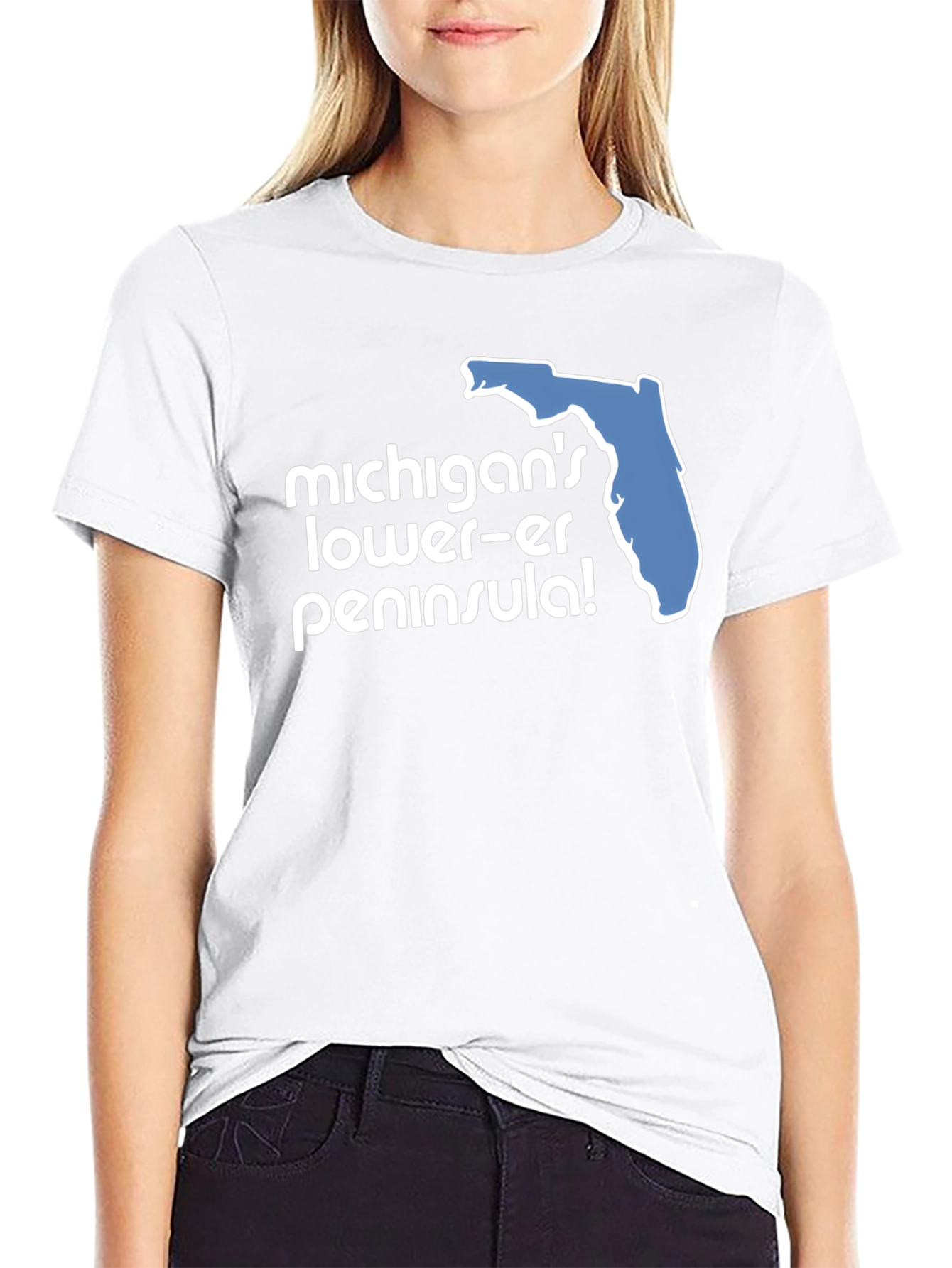 Michigans Lower-er Peninsula! Graphic T-Shirt