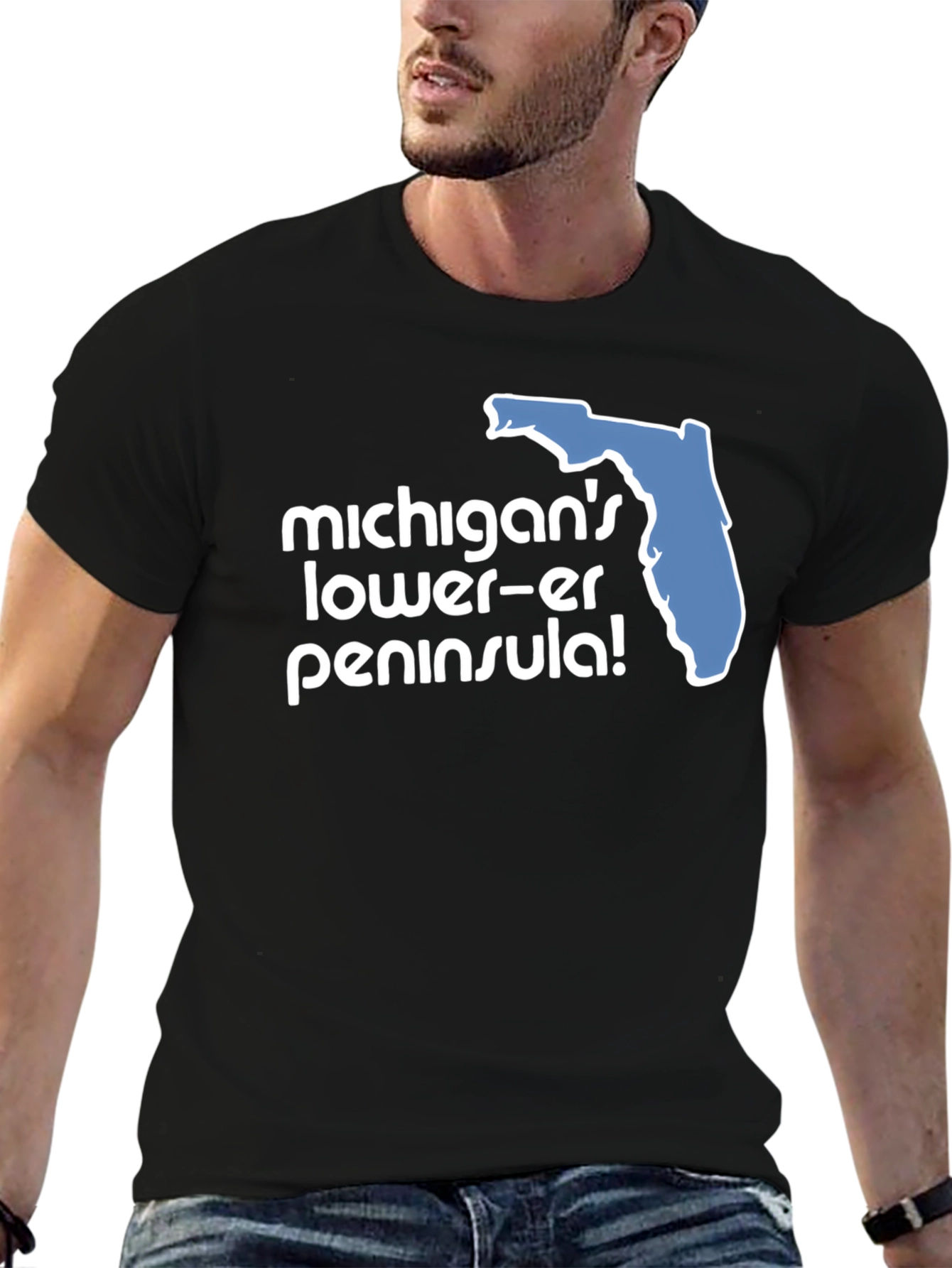 Michigans Lower-er Peninsula! Graphic T-Shirt
