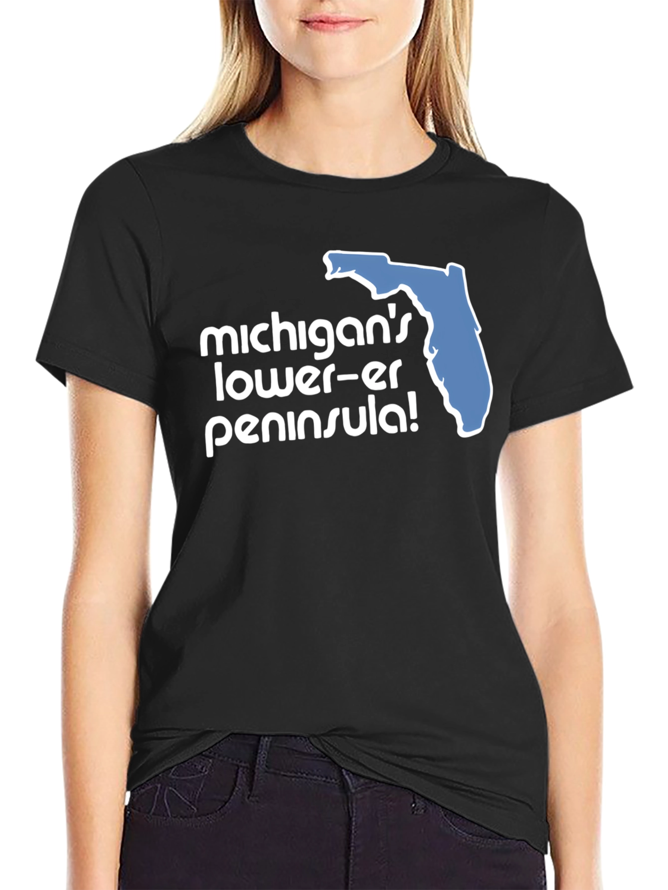Michigans Lower-er Peninsula! Graphic T-Shirt