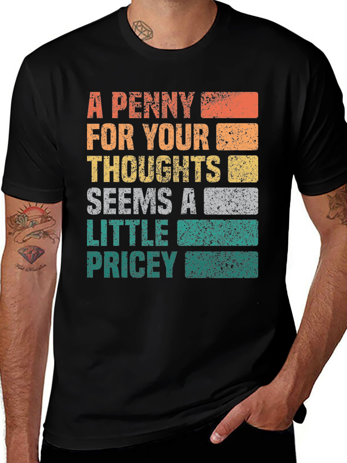 A Penny For Your Thoughts Graphic Tee