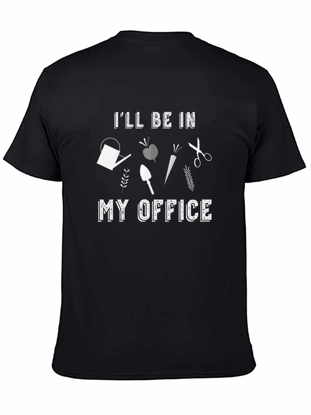 Gardeners Office T-Shirt - Gardening Tools Design