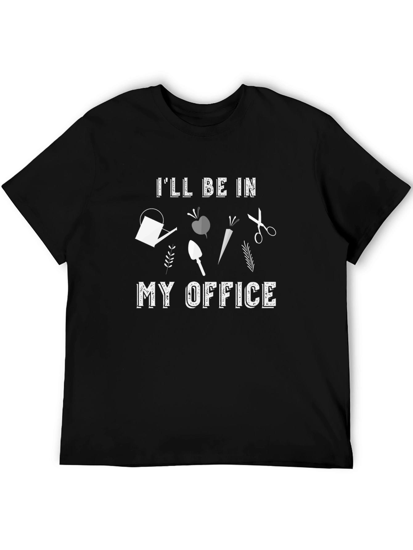 Gardeners Office T-Shirt - Gardening Tools Design