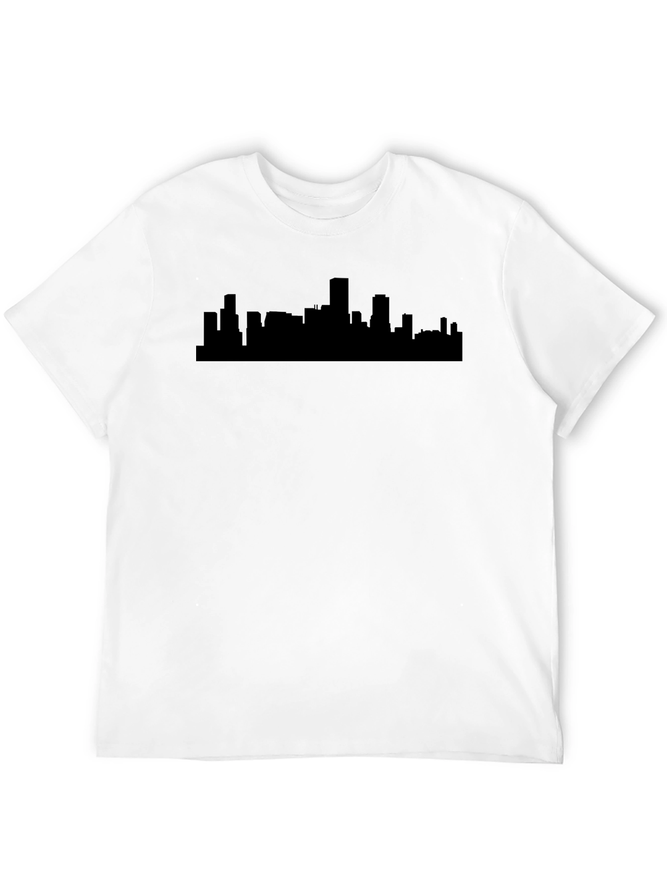 Cityscape Graphic Tee - Urban Silhouette Shirt