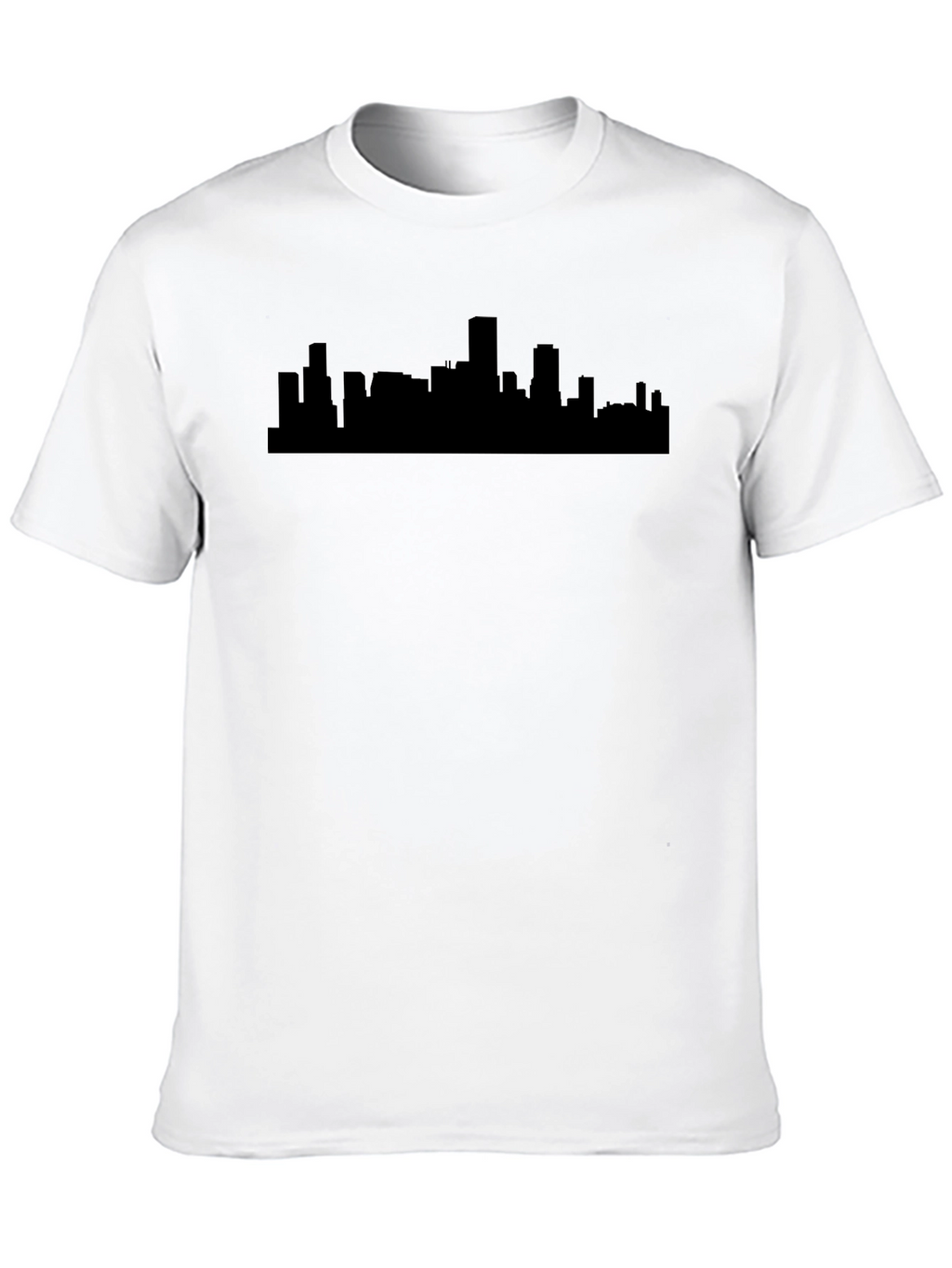 Cityscape Graphic Tee - Urban Silhouette Shirt