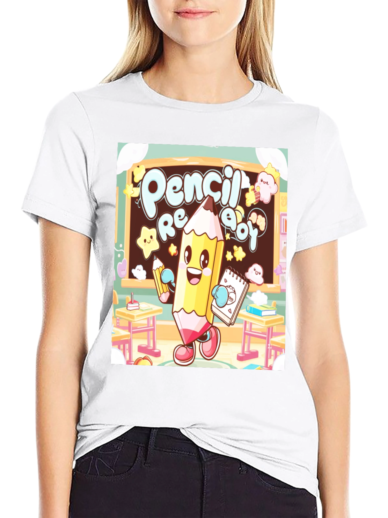 Pencil Ready Graphic Tee - Back to School T-Shirt