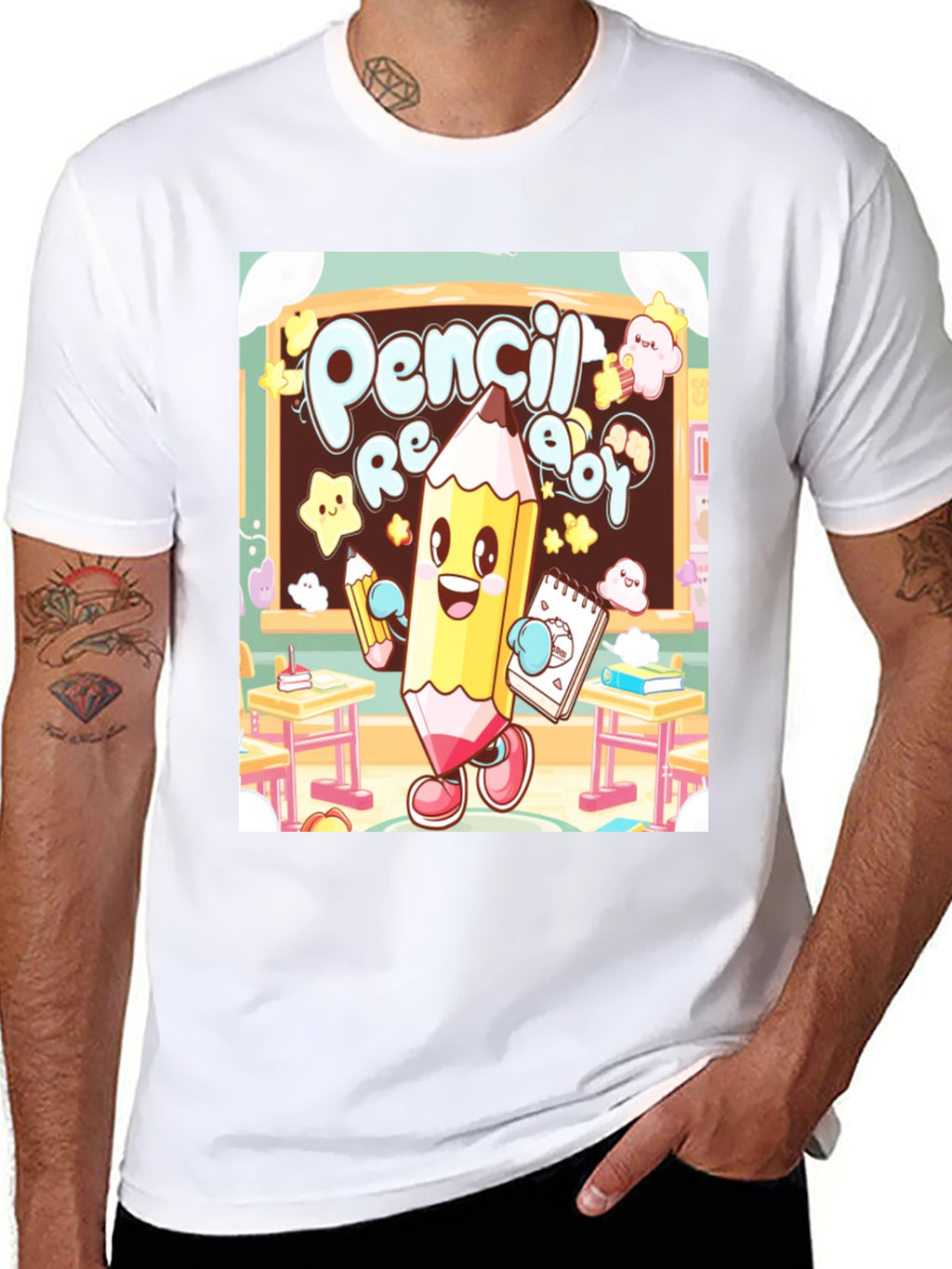 Pencil Ready Graphic Tee - Back to School T-Shirt