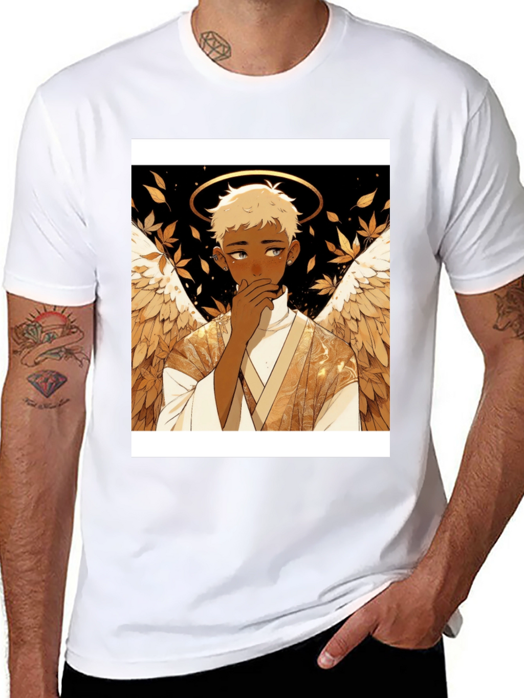 Angel Anime Graphic Tee