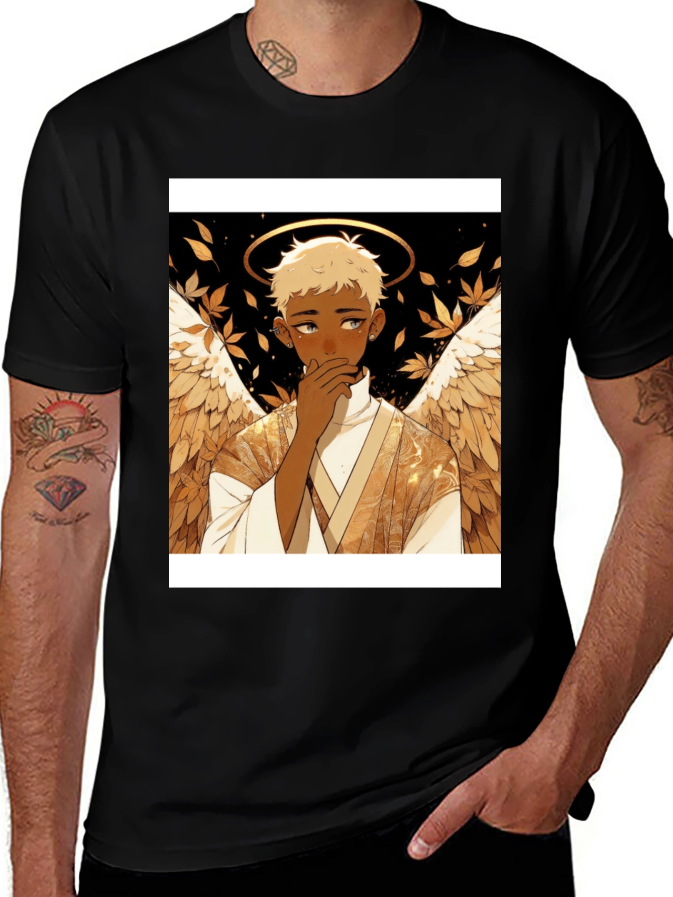 Angel Anime Graphic Tee