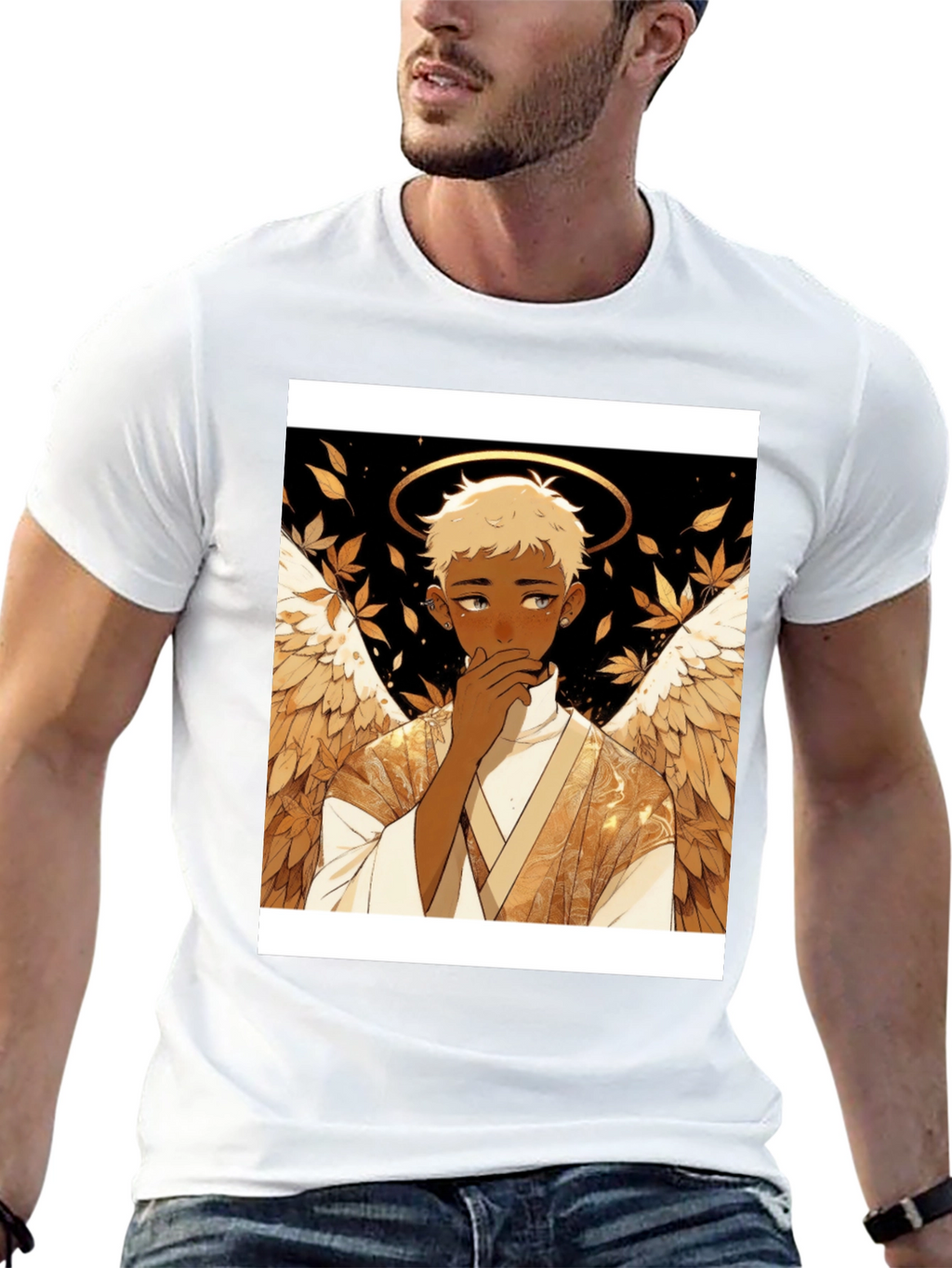 Angel Anime Graphic Tee