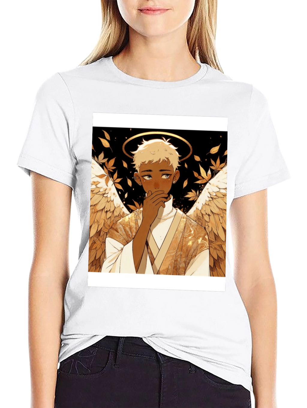 Angel Anime Graphic Tee