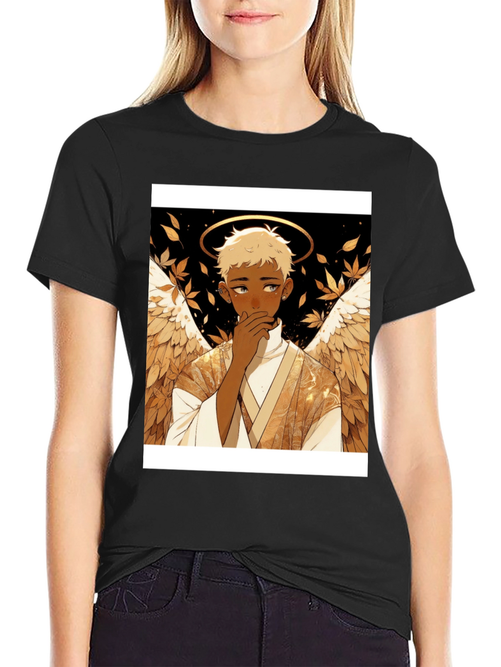 Angel Anime Graphic Tee