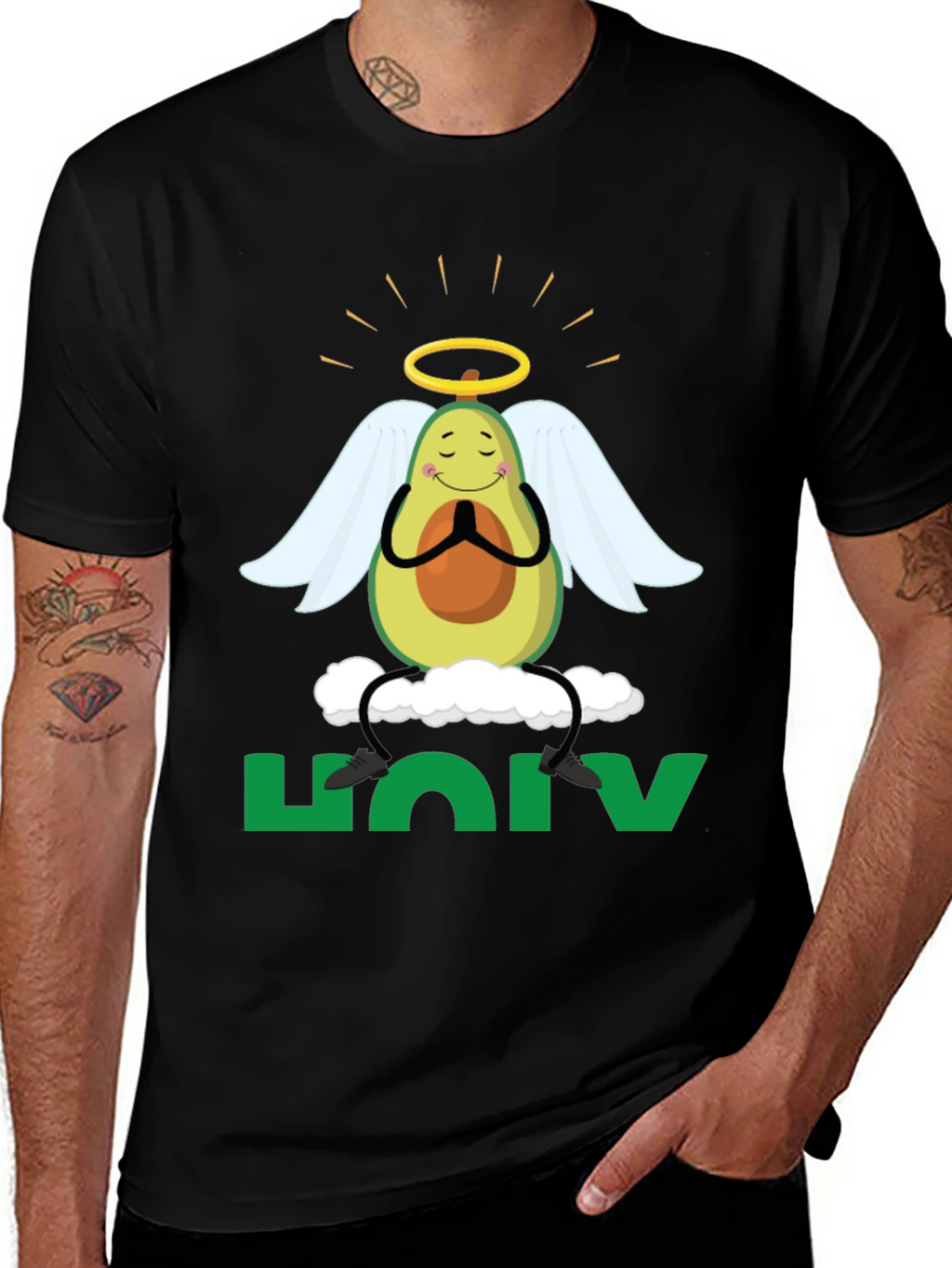 Holy Guacamole T-Shirt Funny Avocado Graphic Tee