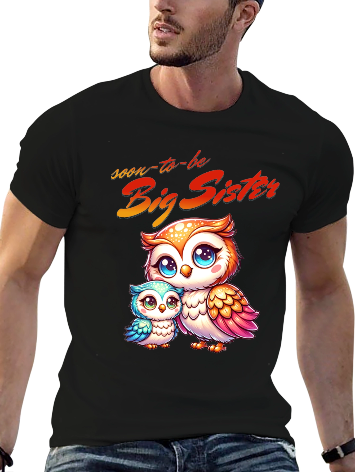 Soon-to-Be Big Sister Owl T-Shirt