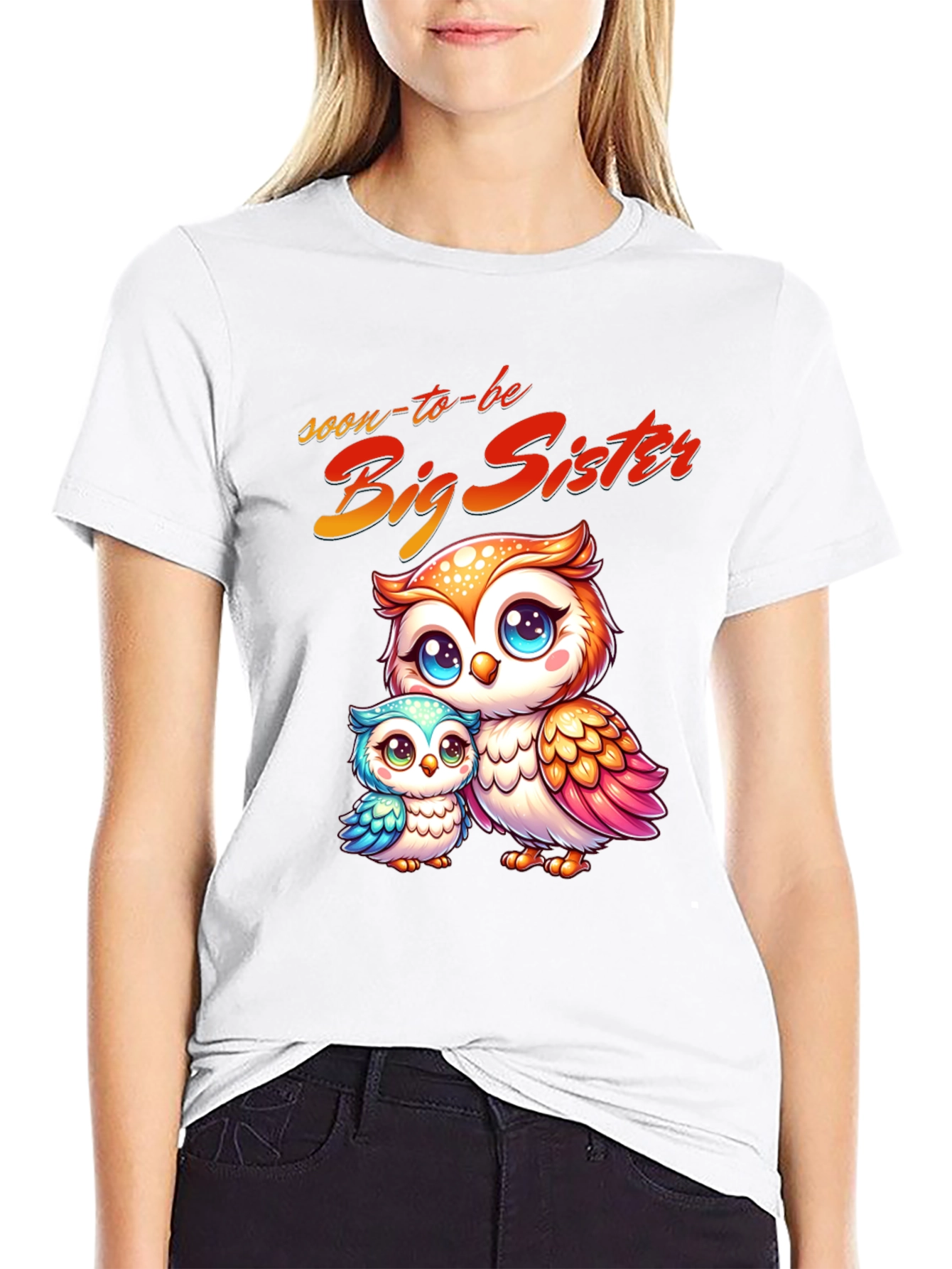 Soon-to-Be Big Sister Owl T-Shirt