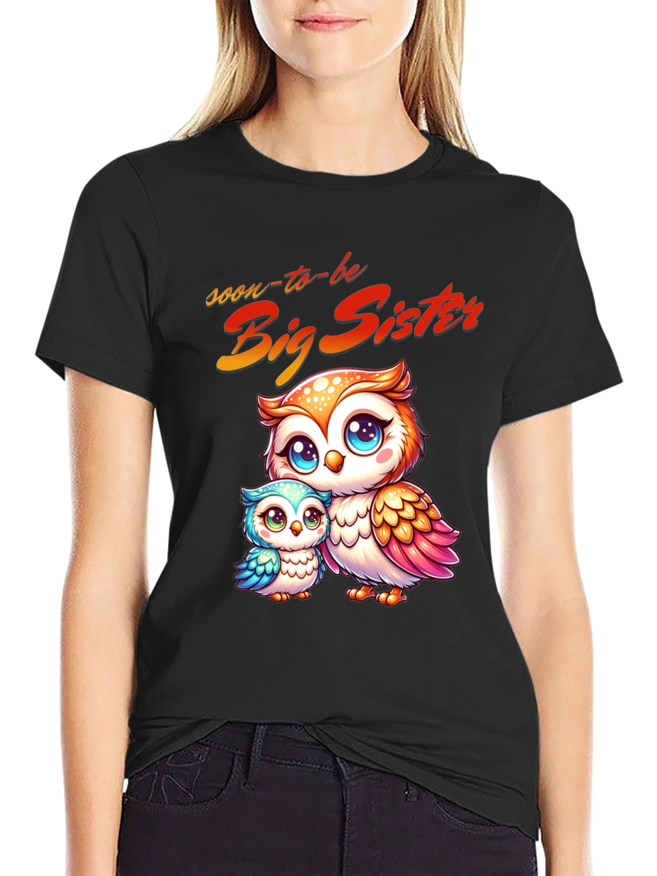Soon-to-Be Big Sister Owl T-Shirt