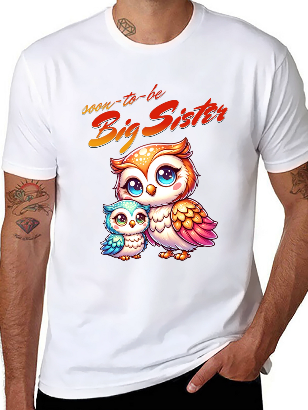 Soon-to-Be Big Sister Owl T-Shirt