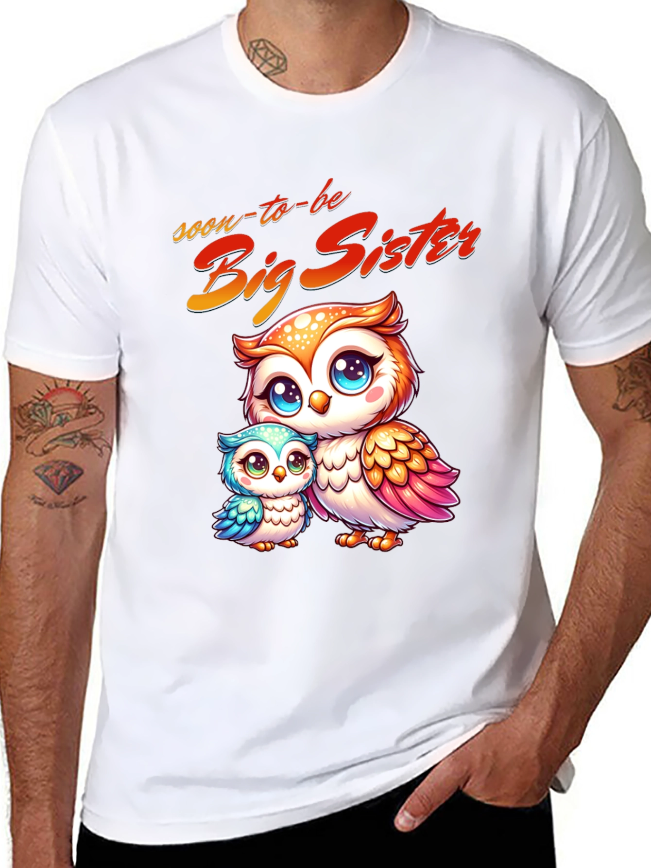 Soon-to-Be Big Sister Owl T-Shirt