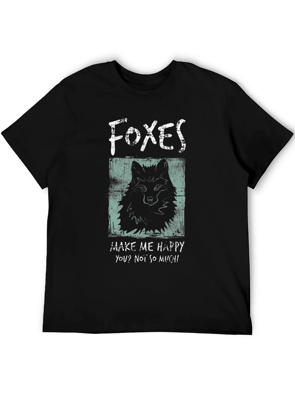 Foxes Graphic T-Shirt - Make Me Happy