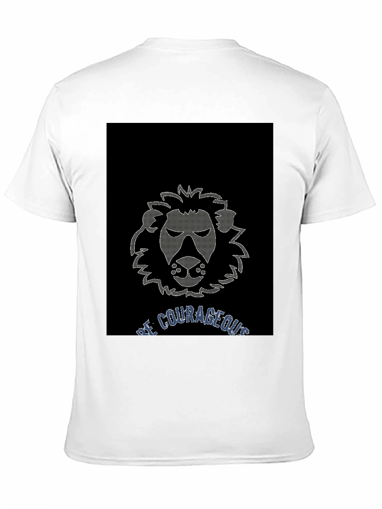 Be Courageous Lion Graphic T-Shirt