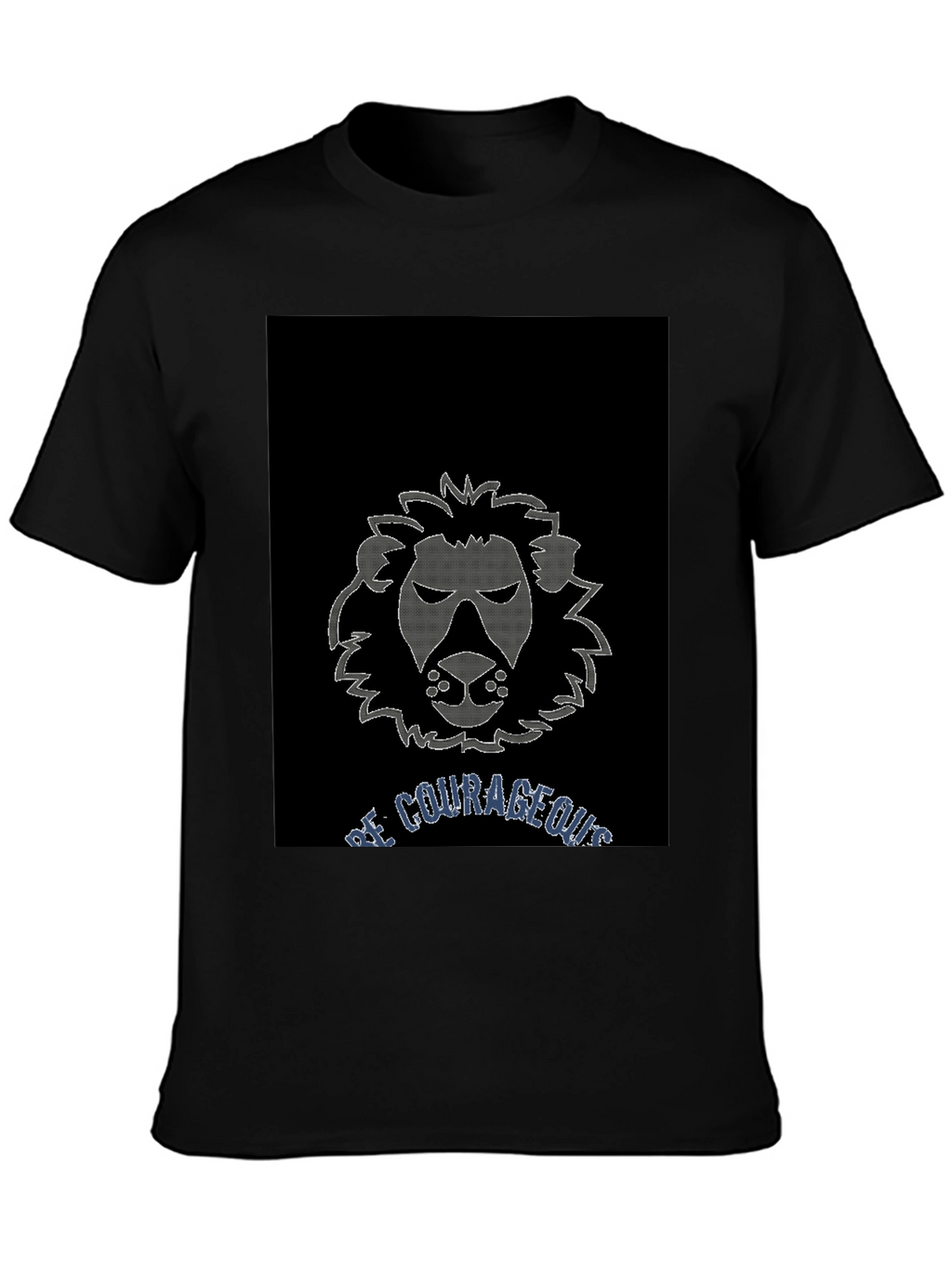 Be Courageous Lion Graphic T-Shirt