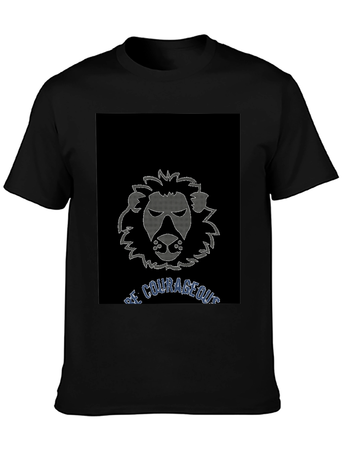 Be Courageous Lion Graphic T-Shirt