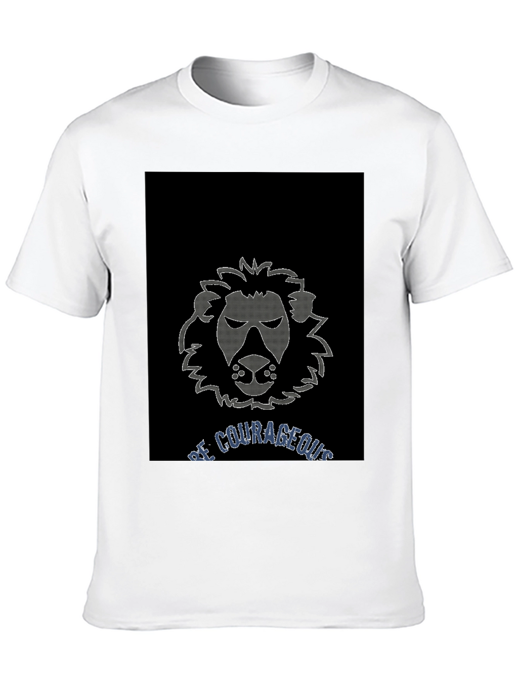 Be Courageous Lion Graphic T-Shirt