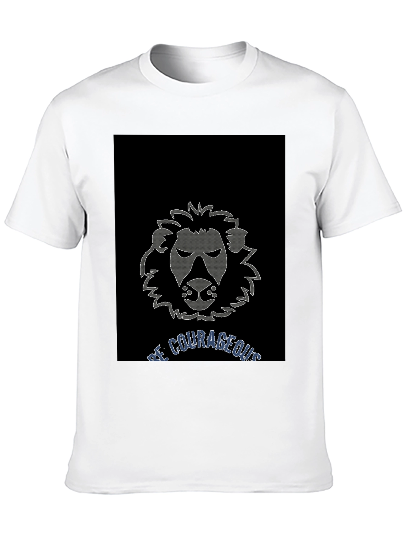 Be Courageous Lion Graphic T-Shirt