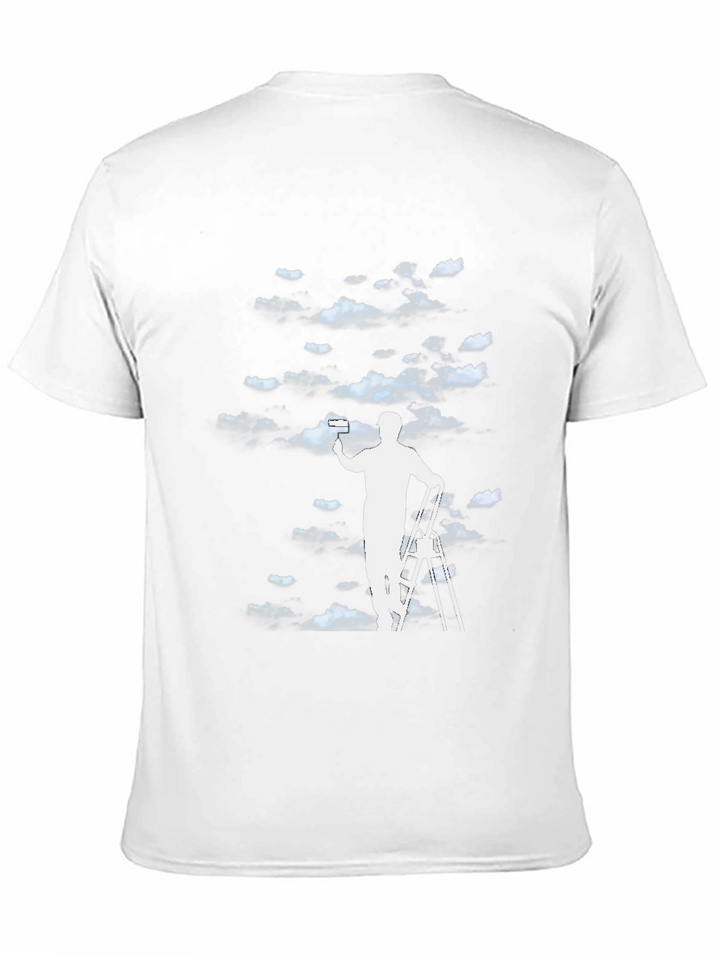 Cloud Painter Graphic Tee - Black Cotton T-Shirt