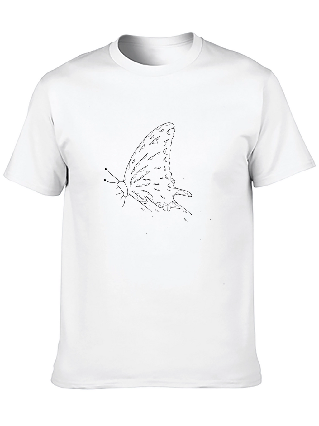Black Butterfly Graphic Tee - Stylish Comfort