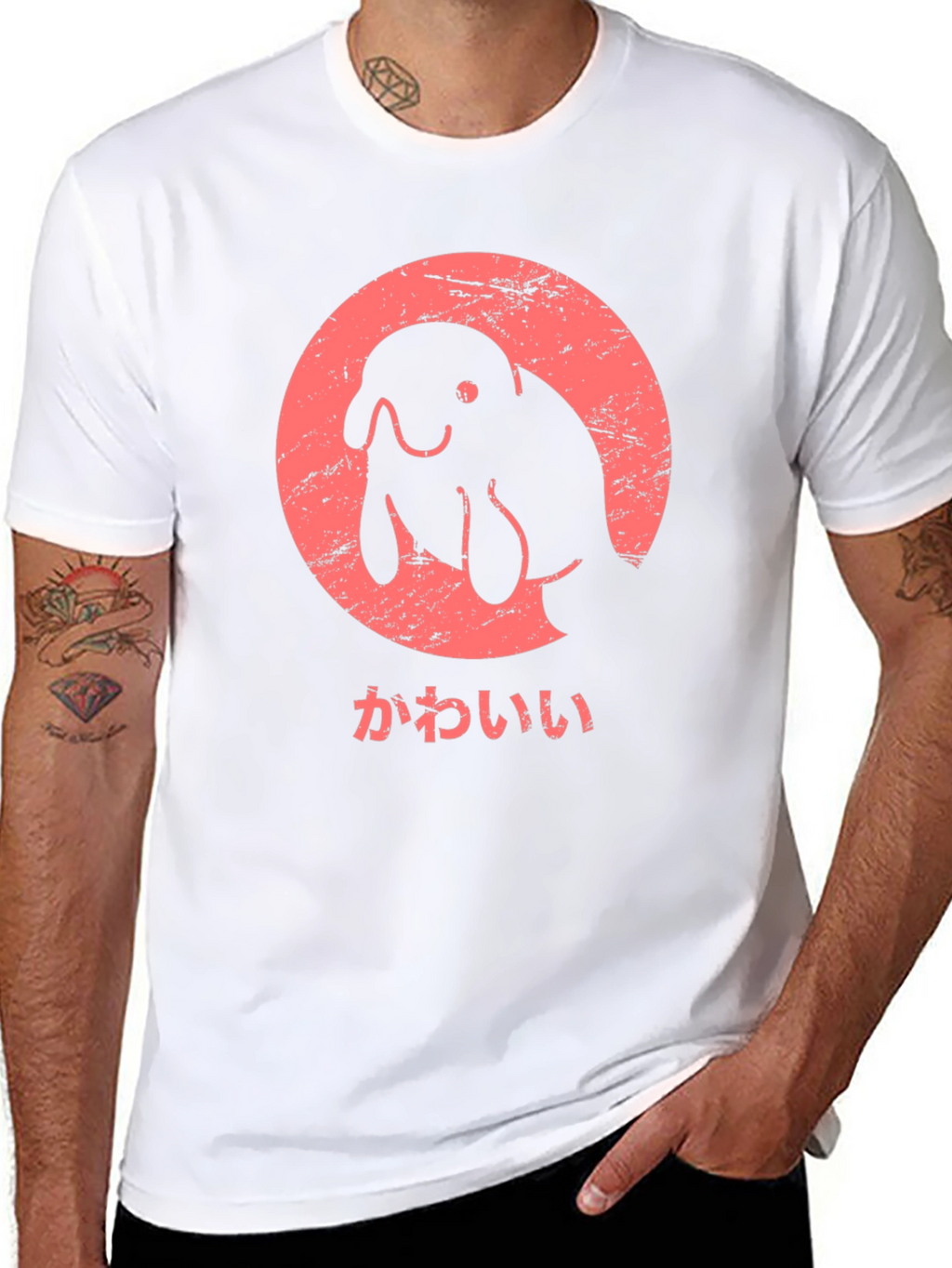 Kawaii Manatee Graphic Tee