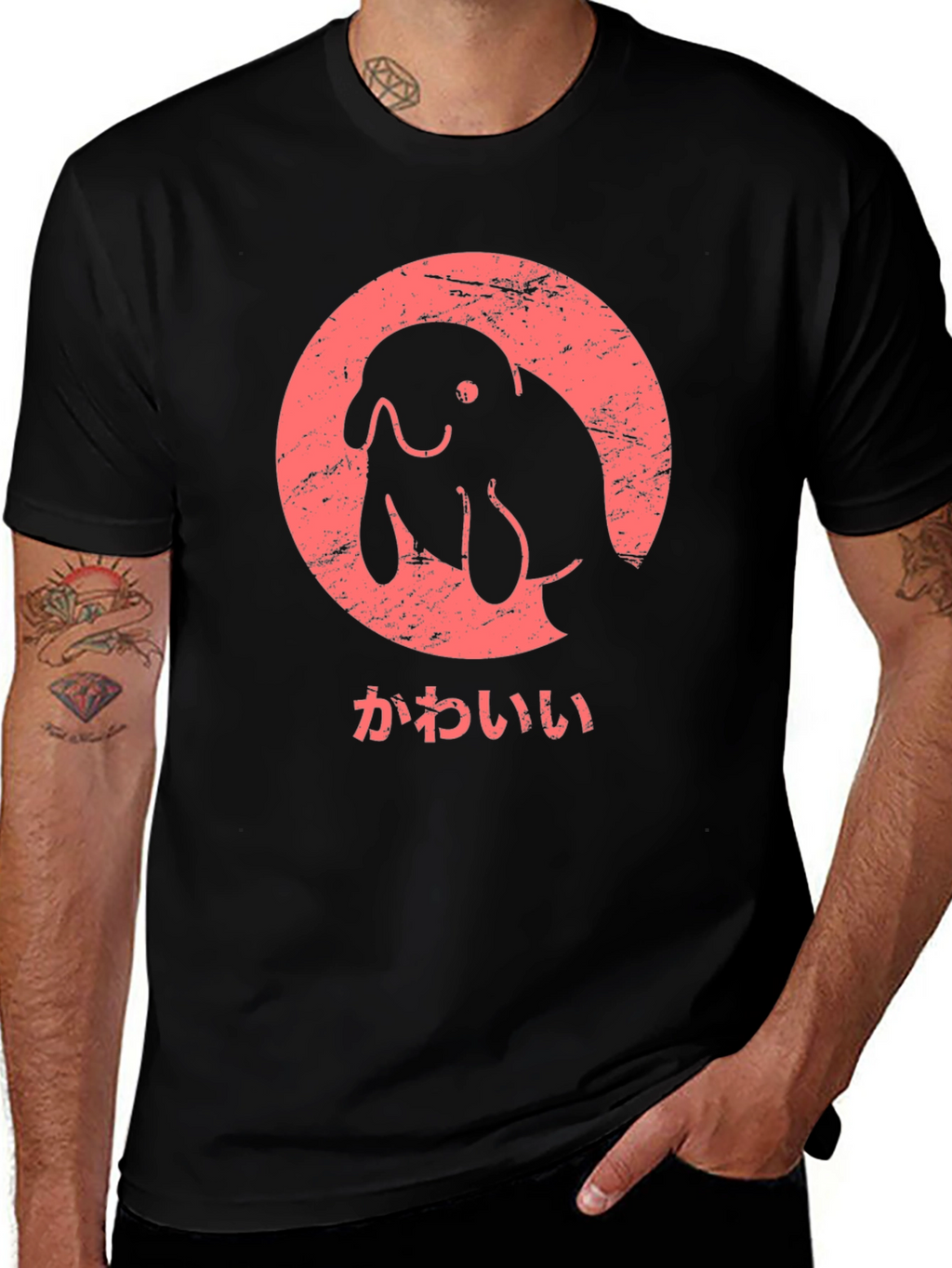 Kawaii Manatee Graphic Tee