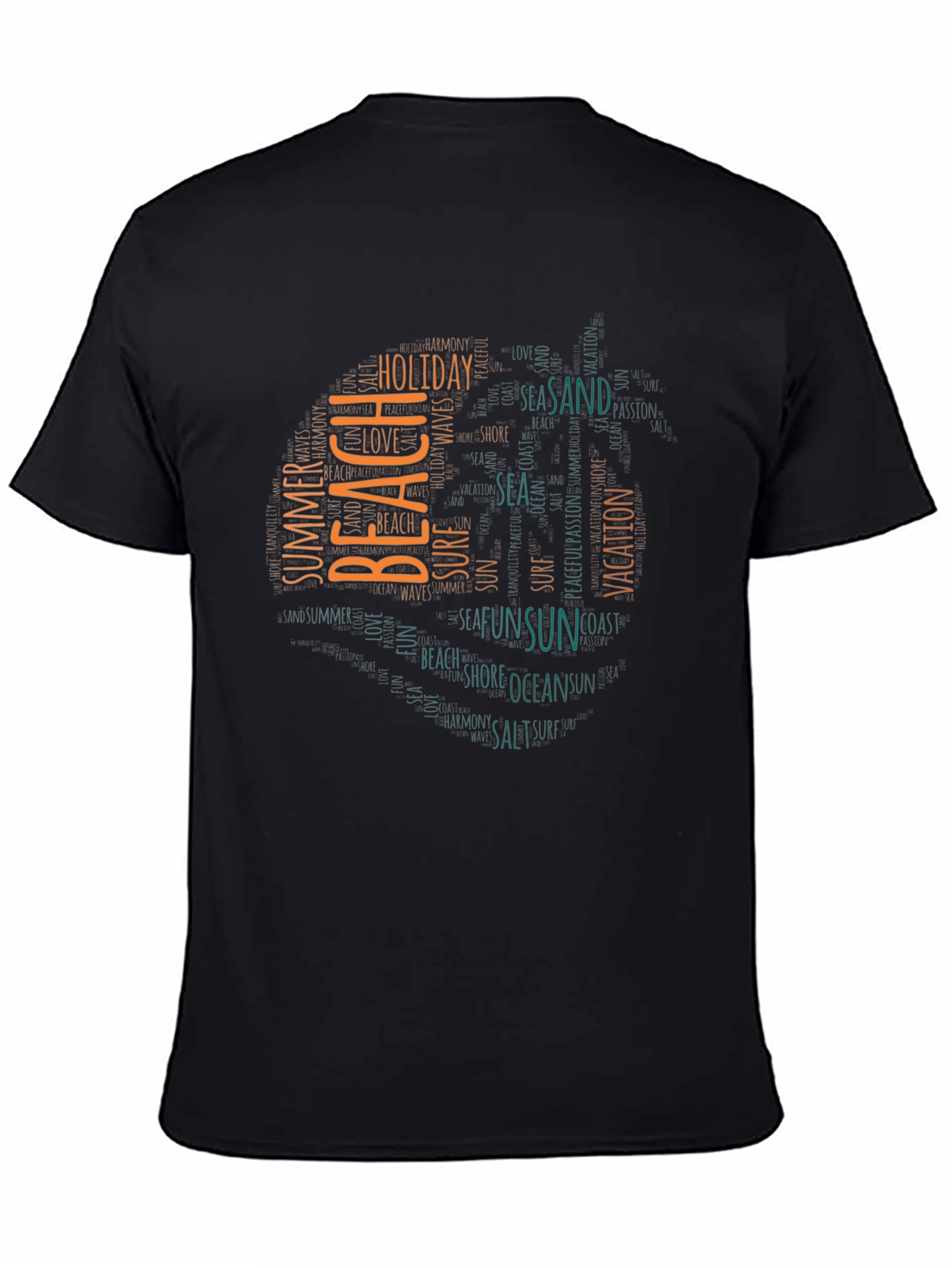 Beach Themed Graphic T-Shirt