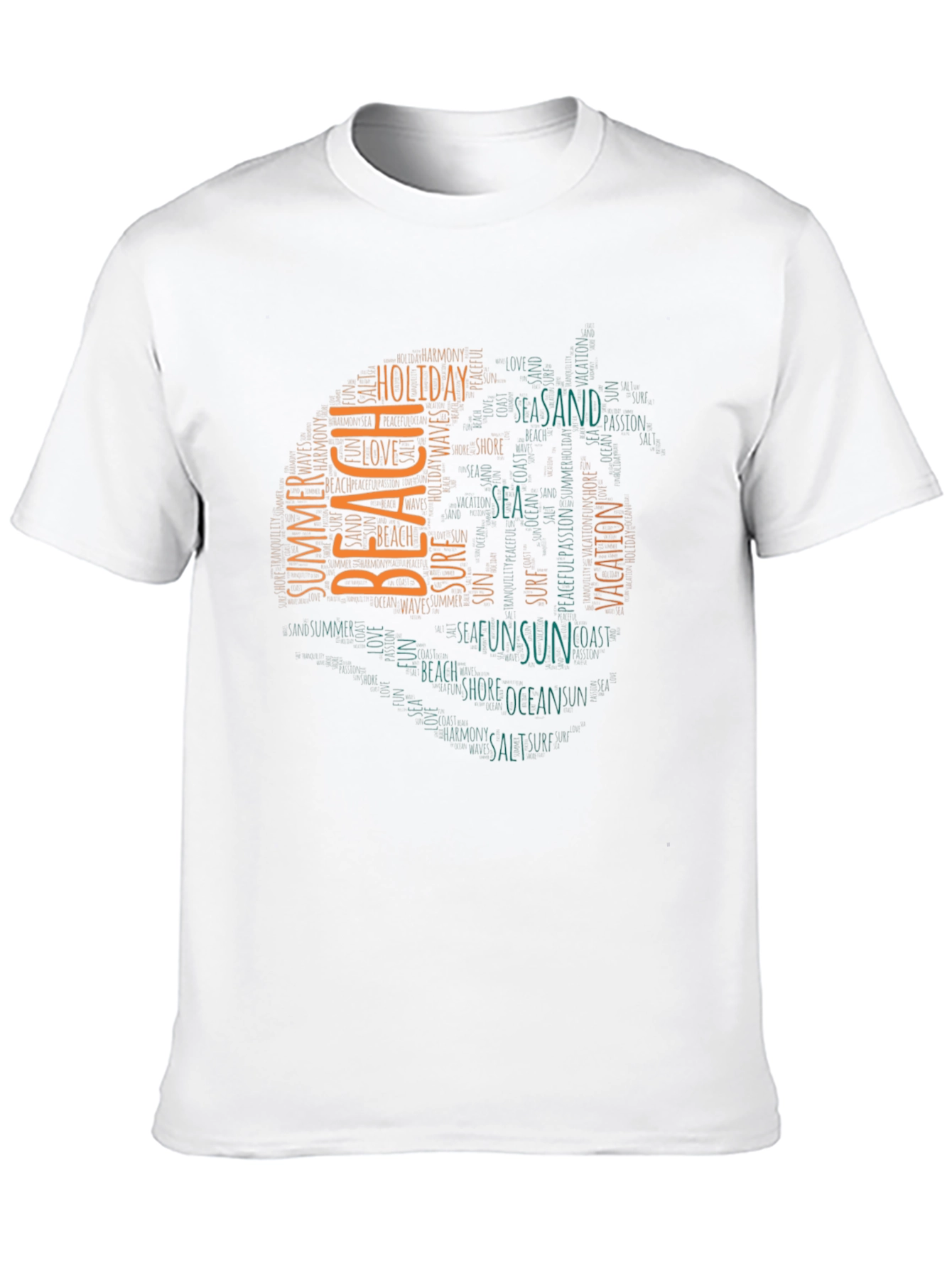 Beach Themed Graphic T-Shirt