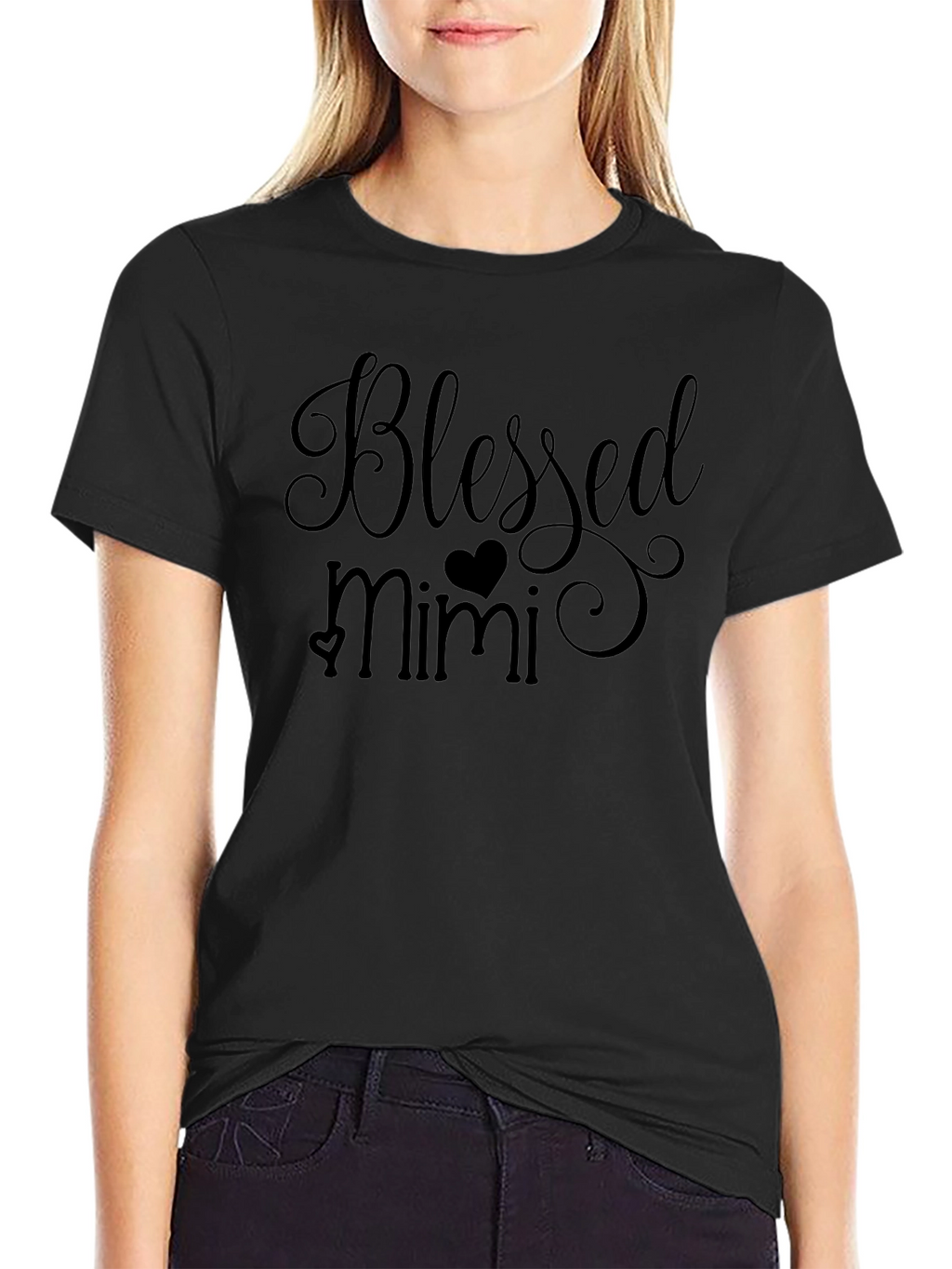 Blessed Mimi Black T-Shirt