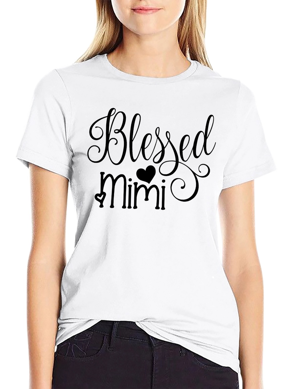 Blessed Mimi Black T-Shirt