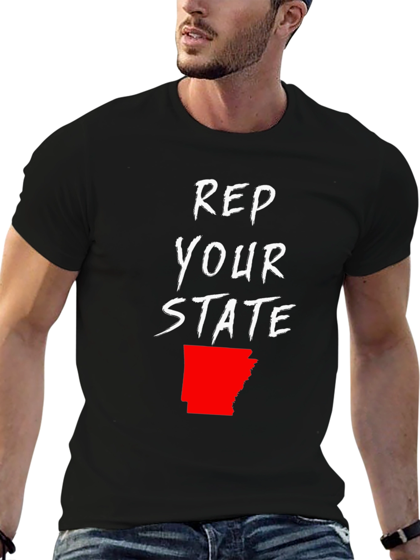Rep Your State T-Shirt - Arkansas Pride