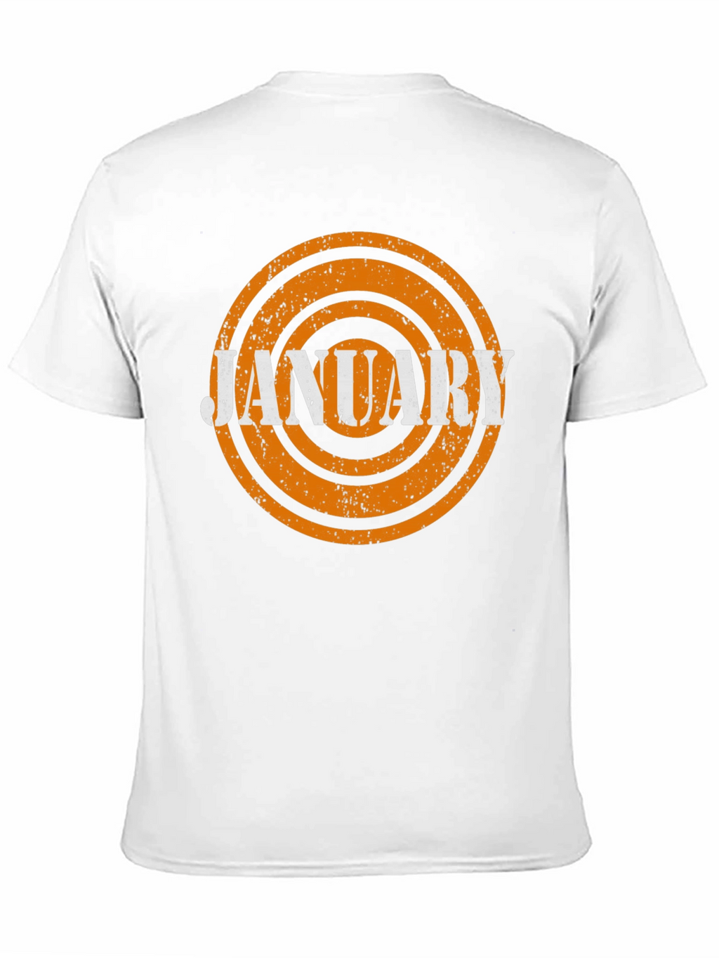 January Month Retro T-Shirt - Black