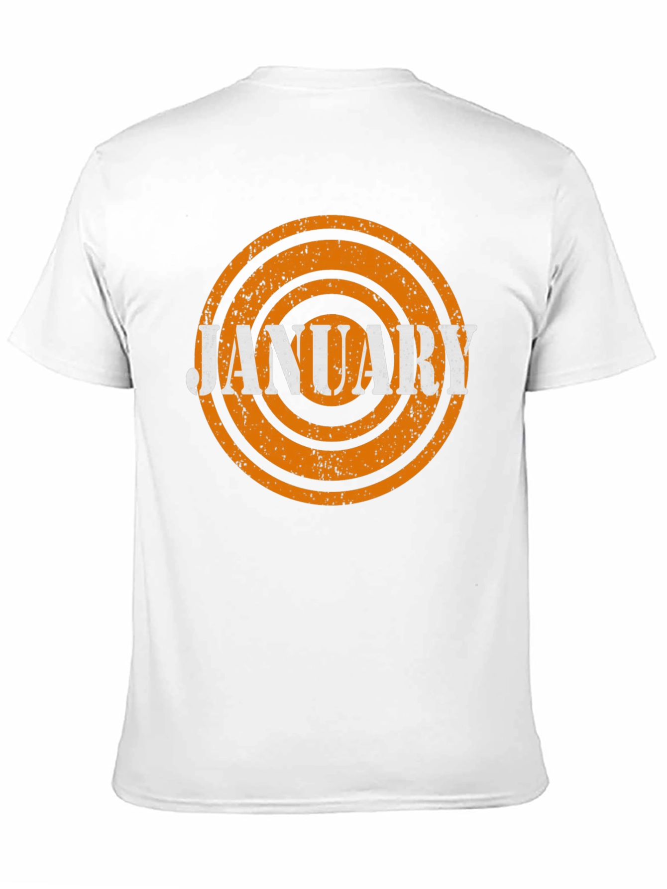 January Month Retro T-Shirt - Black