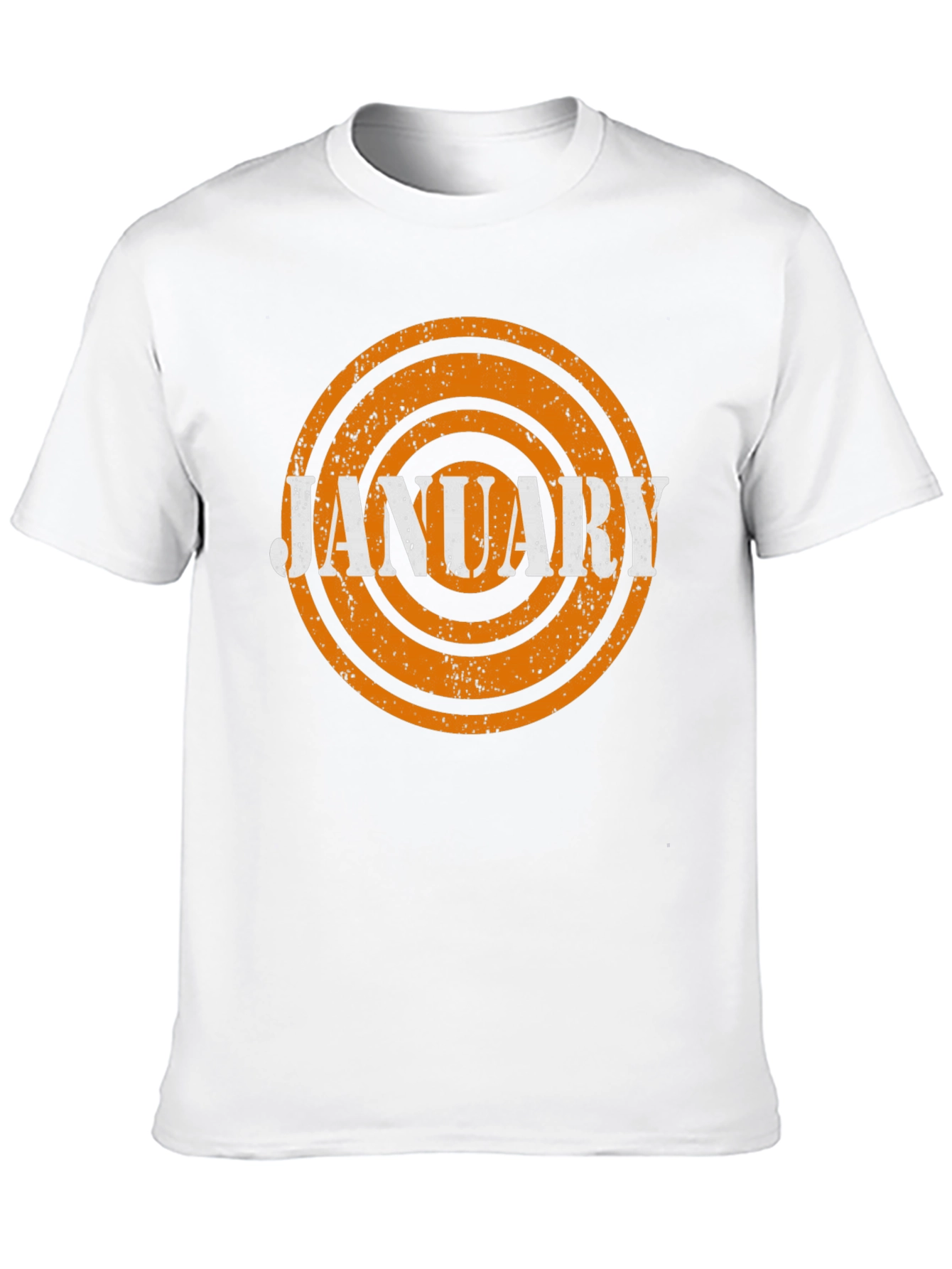 January Month Retro T-Shirt - Black