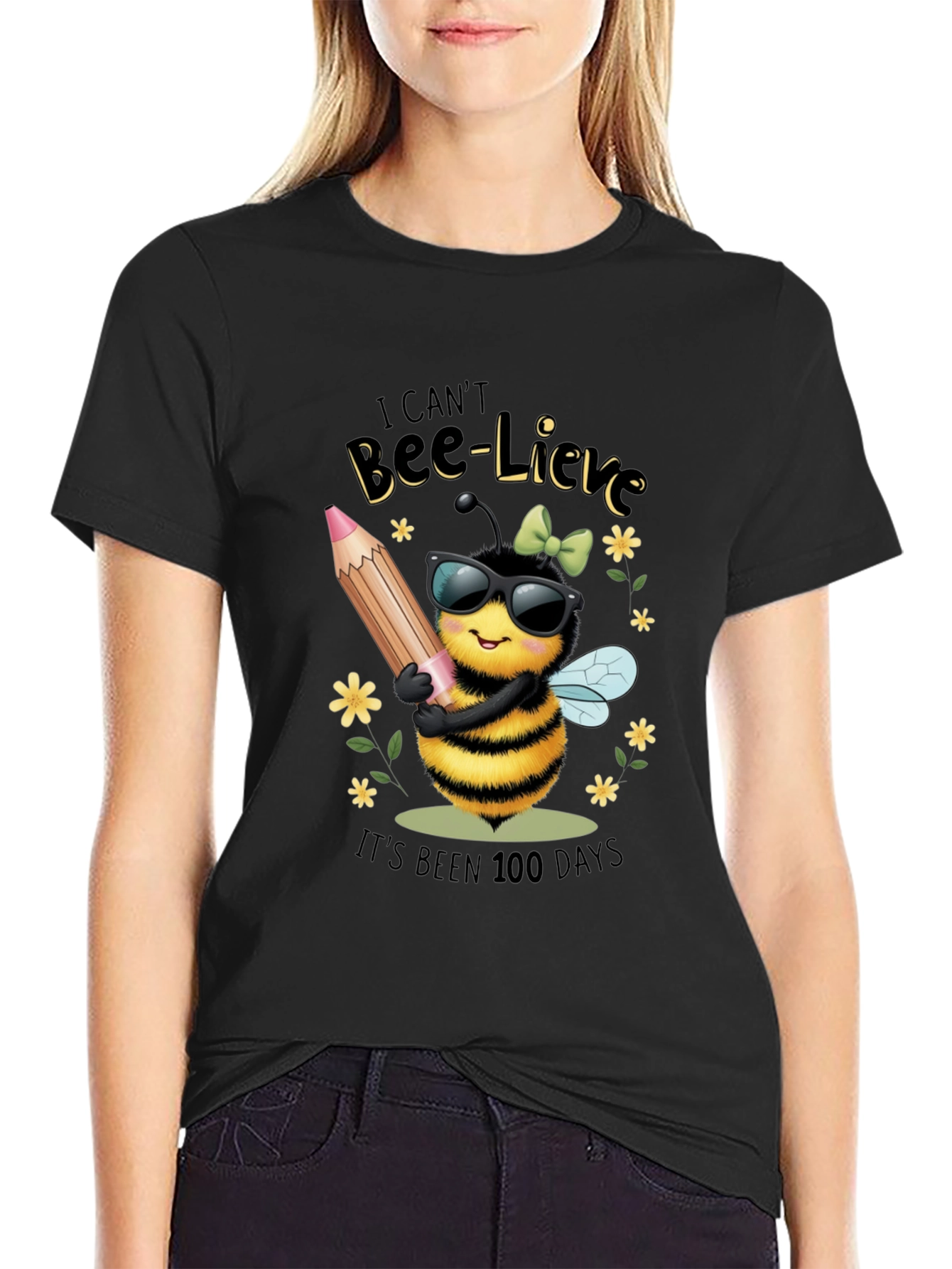 Bee-Lieve 100 Days T-Shirt