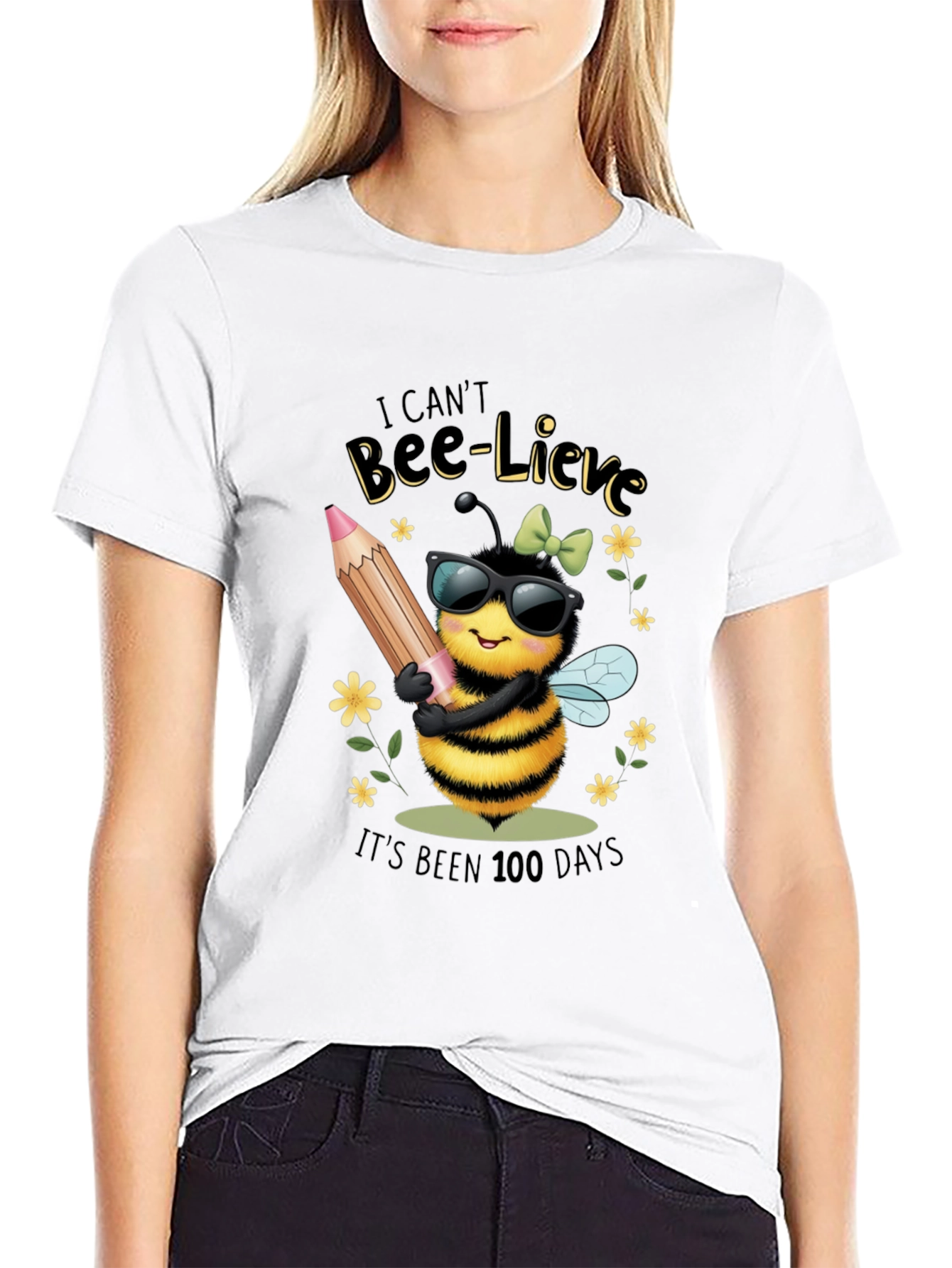 Bee-Lieve 100 Days T-Shirt