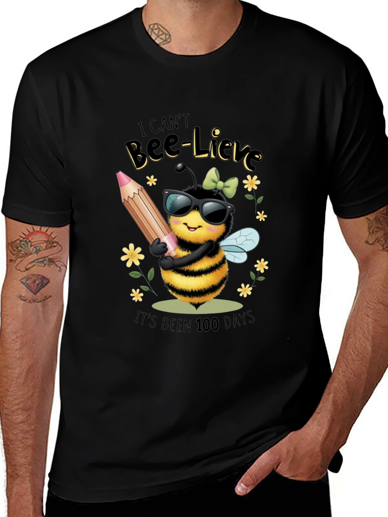 Bee-Lieve 100 Days T-Shirt