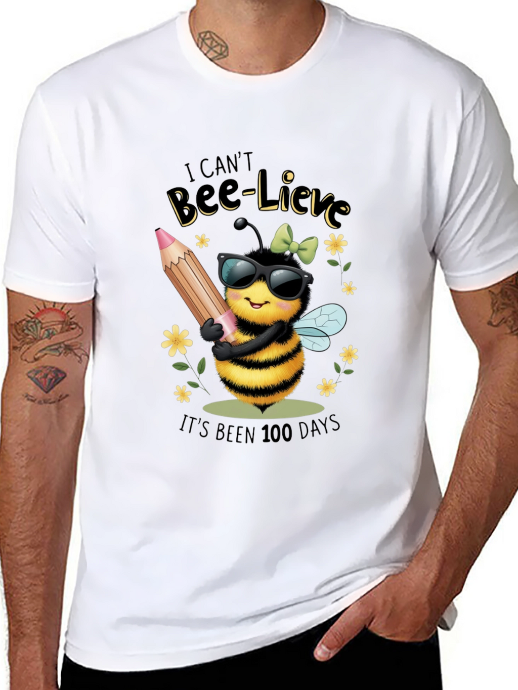 Bee-Lieve 100 Days T-Shirt
