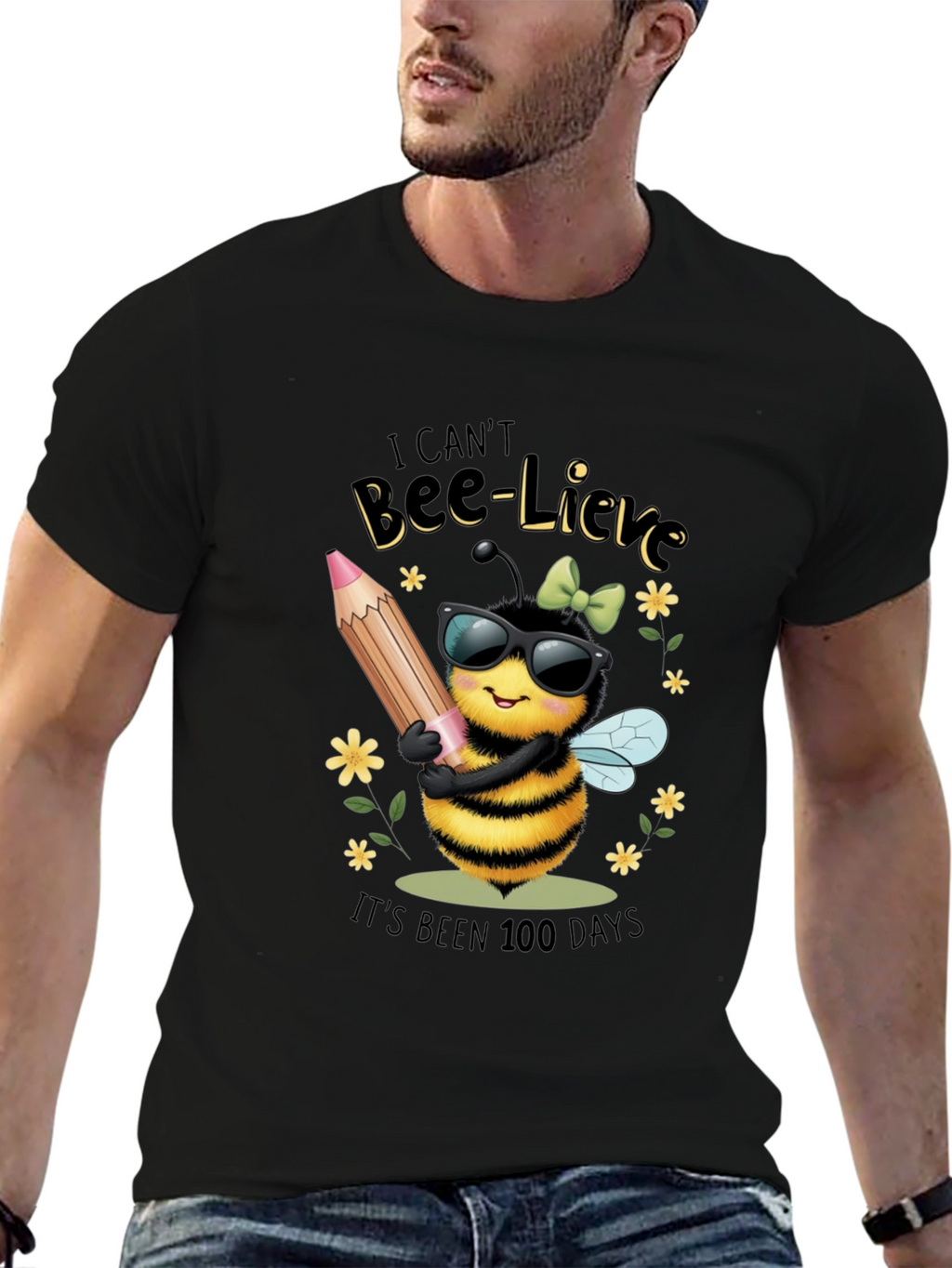 Bee-Lieve 100 Days T-Shirt