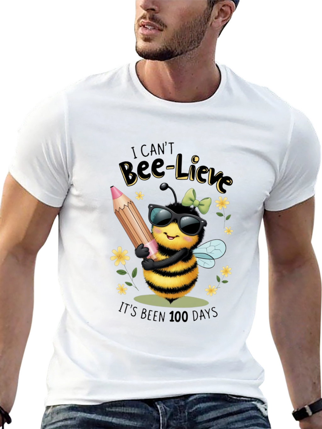 Bee-Lieve 100 Days T-Shirt