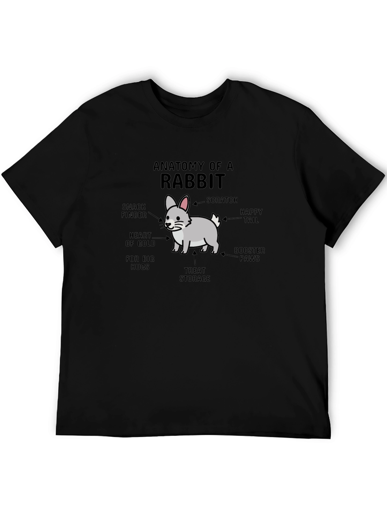 Anatomy of a Rabbit T-Shirt | Funny Bunny Tee