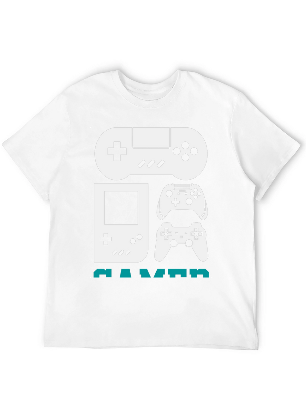 Gamer Graphic T-Shirt - Black Cotton Tee