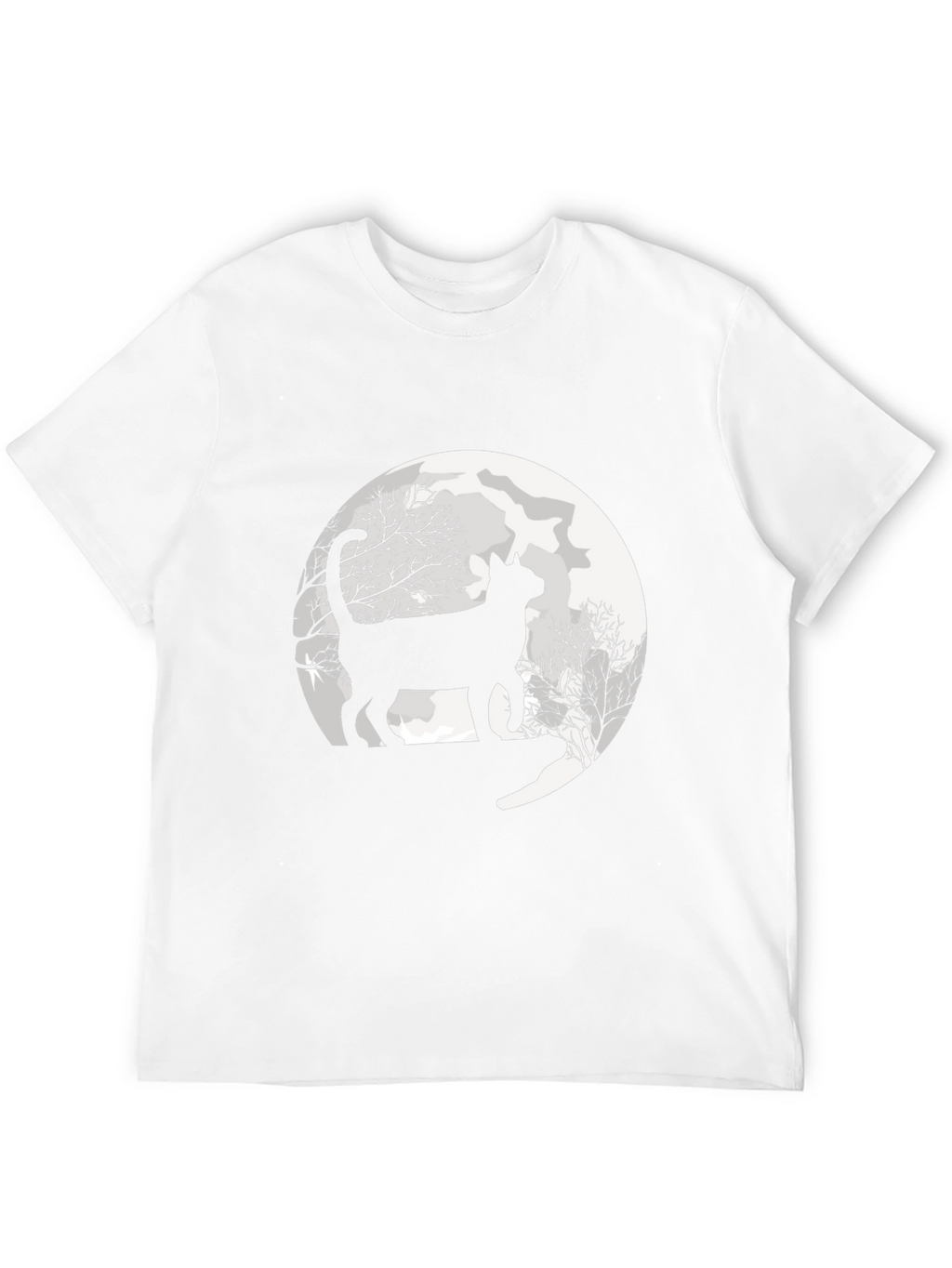 Black Cat Moon Graphic Tee - Unisex