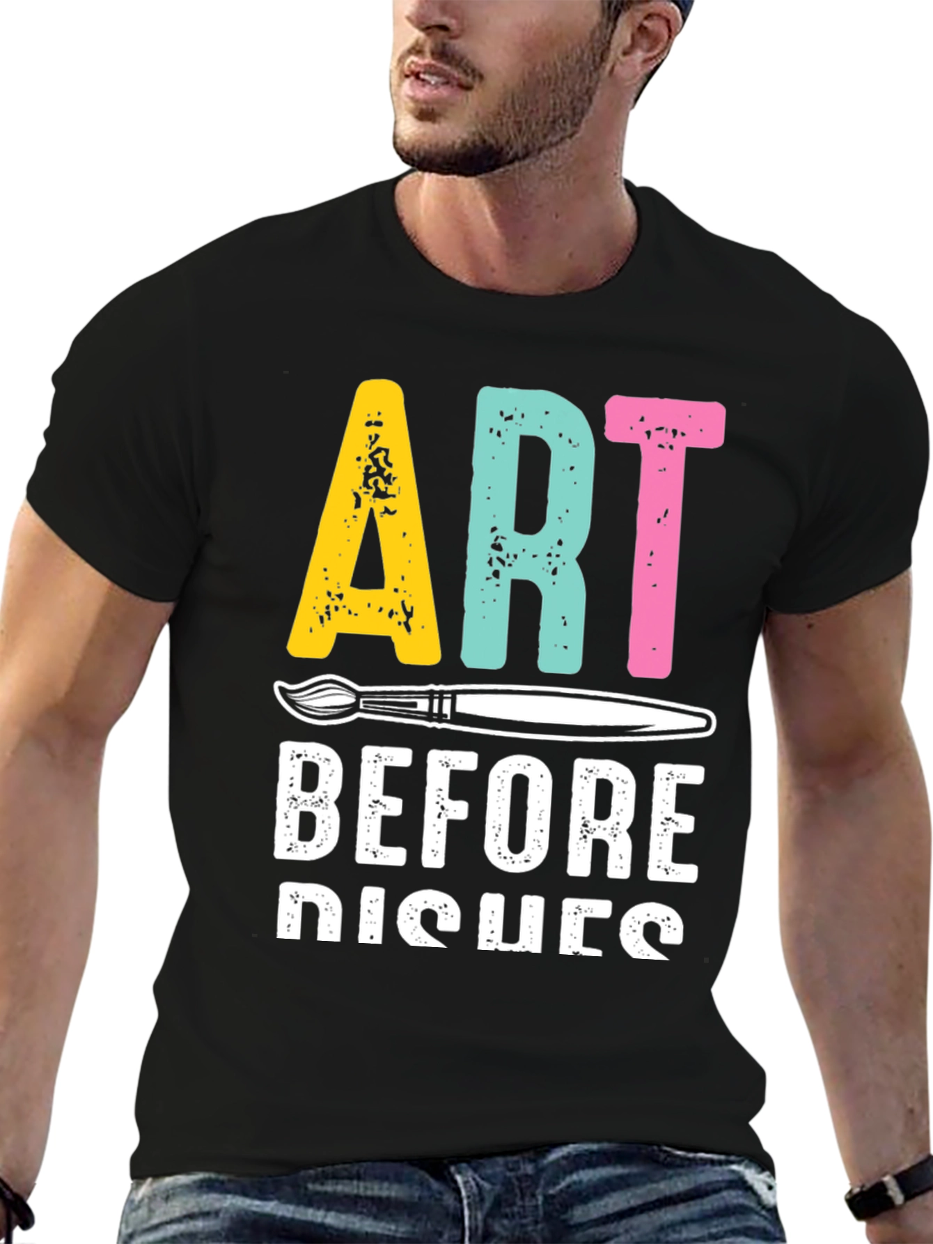 Art Before Dishes Graphic Tee - Artist T-Shirt